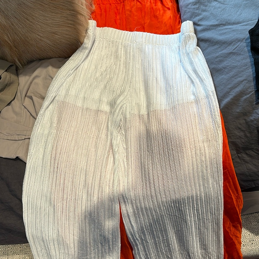White See Through Pants